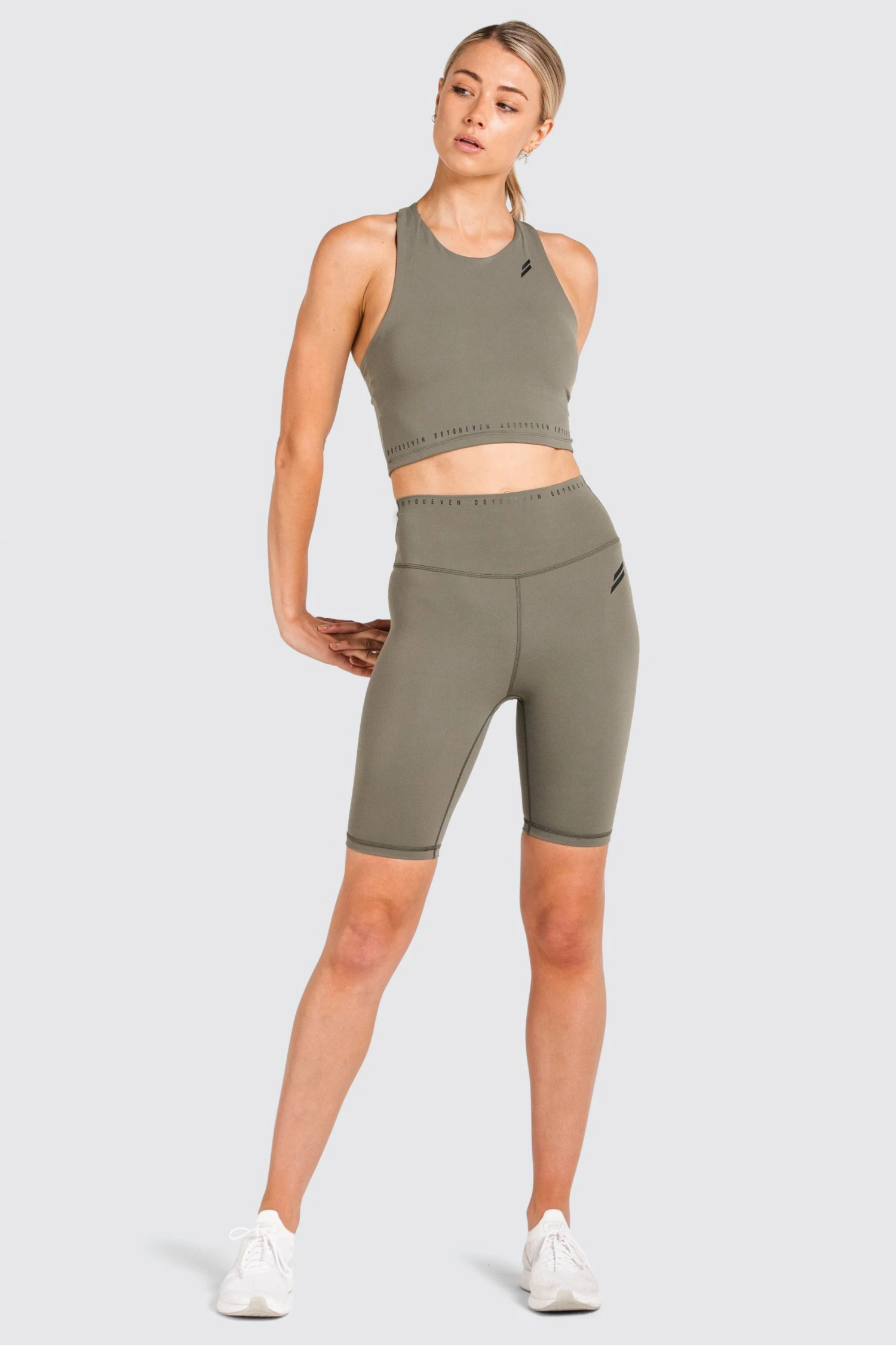 Female Outlet Womens Adapt Bike Shorts - Khaki Green