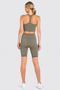 Female Outlet Womens Adapt Bike Shorts - Khaki Green