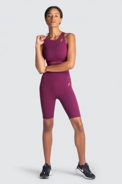 Female Outlet Womens Adapt Bike Shorts - Rich Burgundy