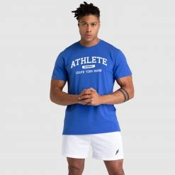 Darren Athlete Regular Fit Tee - Blue Mens