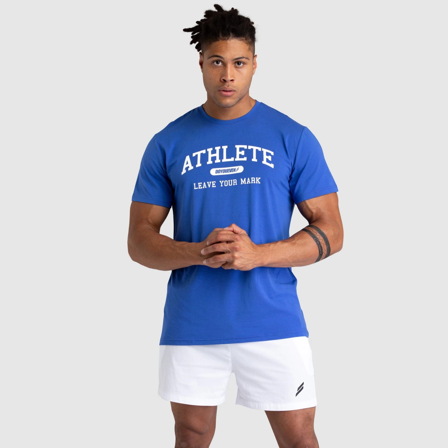 Darren Athlete Regular Fit Tee - Blue Mens