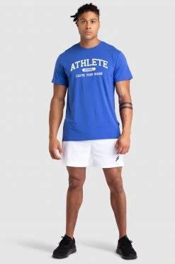 Darren Athlete Regular Fit Tee - Blue Mens