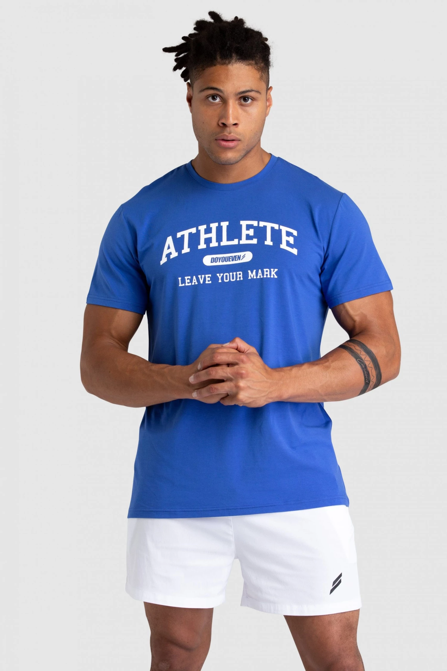 Darren Athlete Regular Fit Tee - Blue Mens