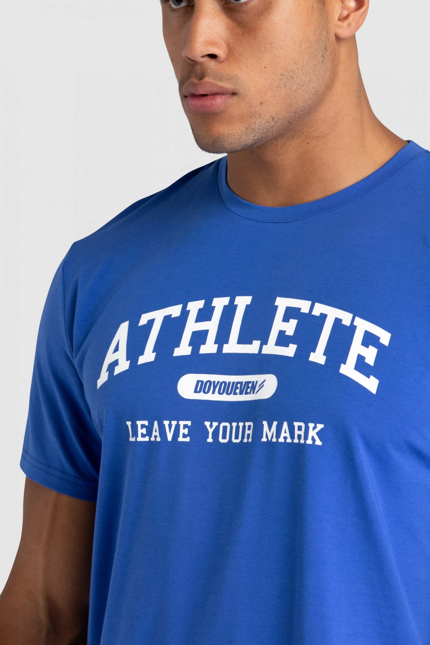 Darren Athlete Regular Fit Tee - Blue Mens