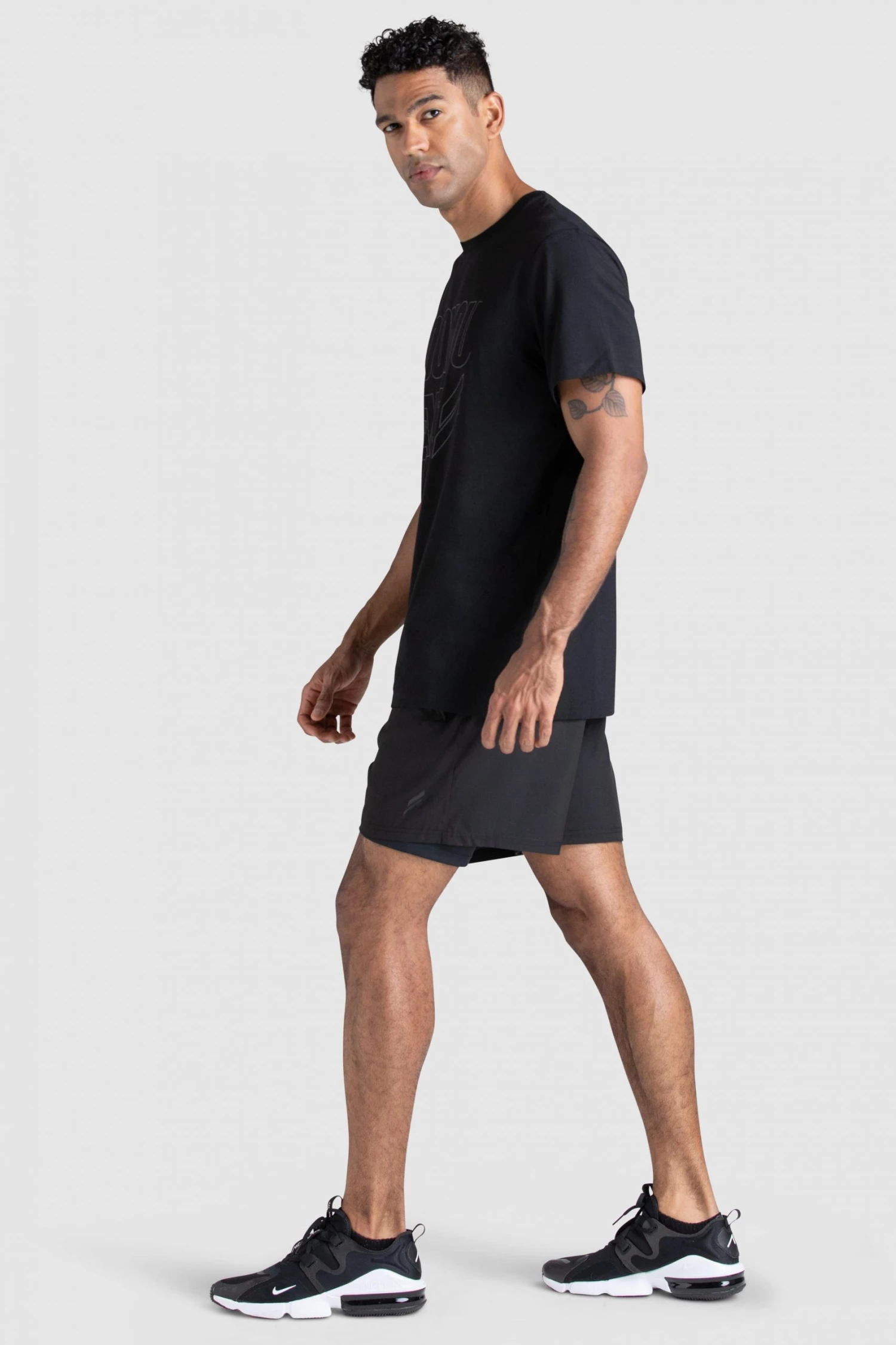 Darren Blackout Split Prime Regular Fit Tee Mens