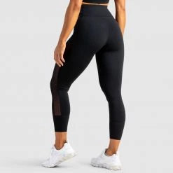 Tracy Breeze Mesh Leggings - Jet Black