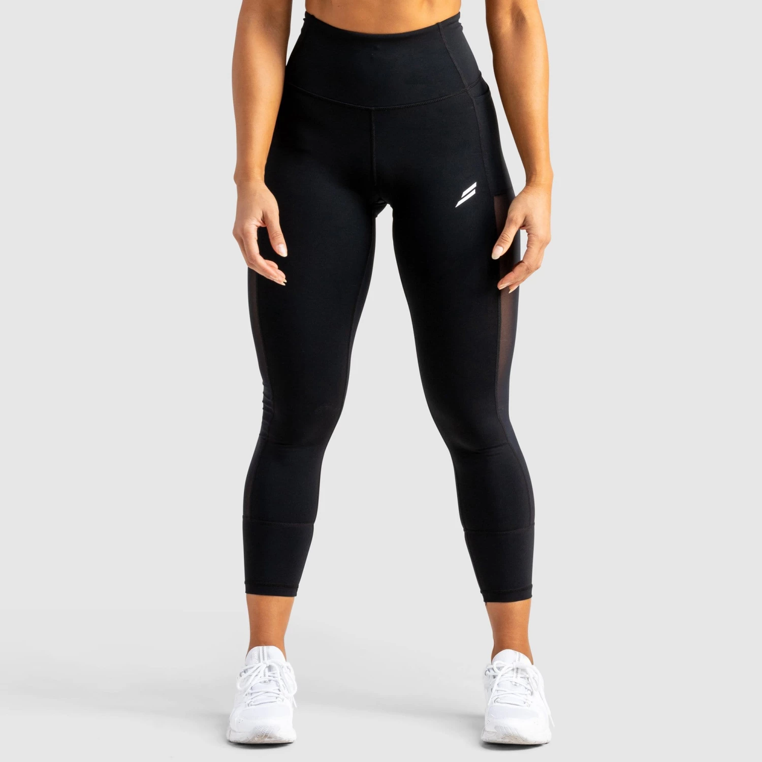 Tracy Breeze Mesh Leggings - Jet Black