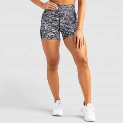 Tracy Womens Breeze Mesh Shorts - Black Speckle
