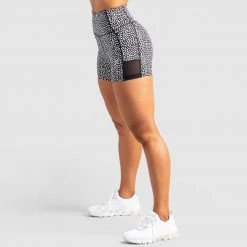 Tracy Womens Breeze Mesh Shorts - Black Speckle