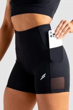 Tracy Breeze Mesh Shorts - Jet Black
