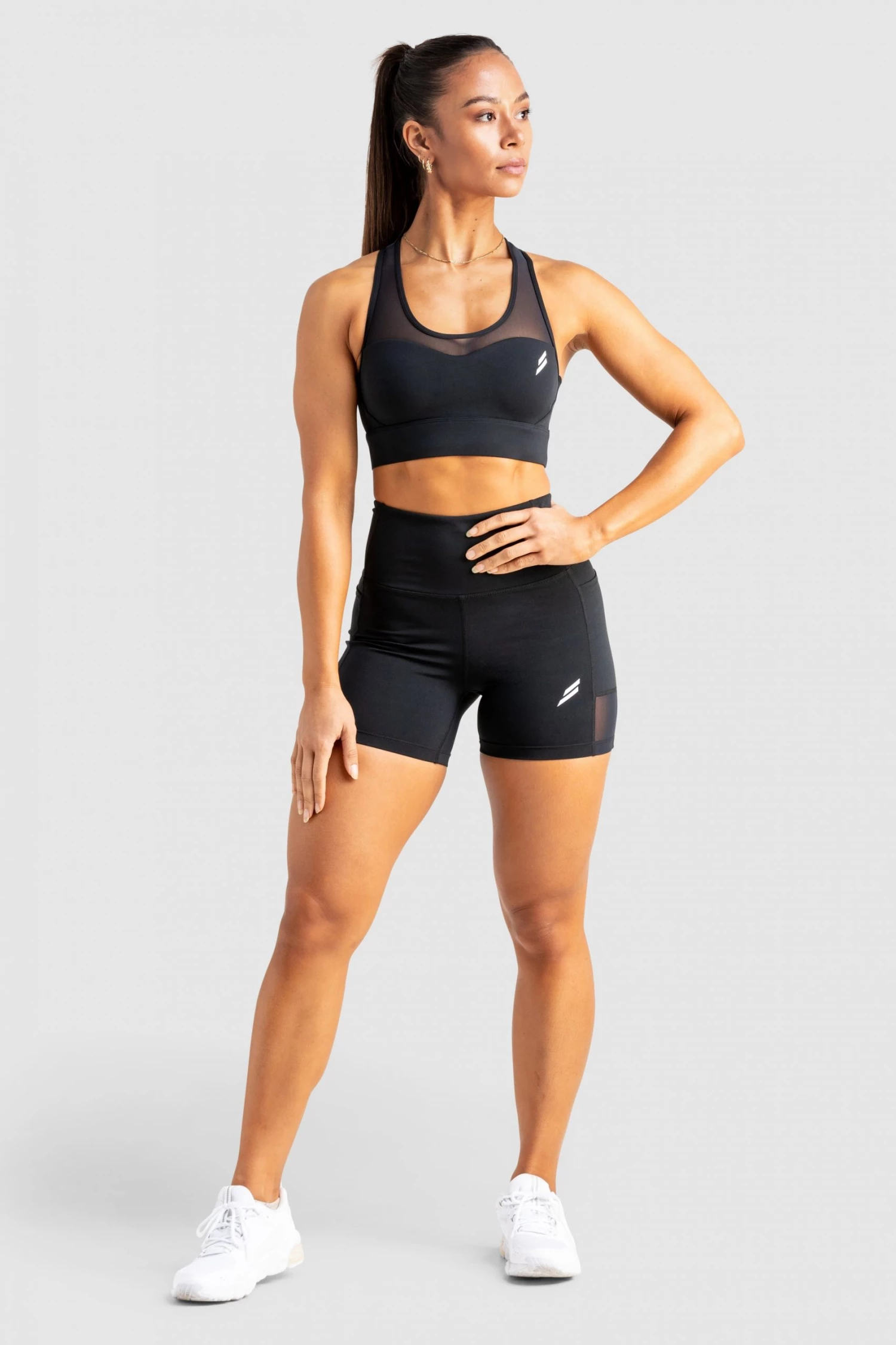 Tracy Breeze Mesh Shorts - Jet Black