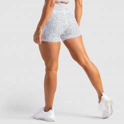 Tracy Breeze Mesh Shorts - White Speckle Womens