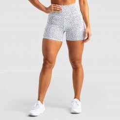 Tracy Breeze Mesh Shorts - White Speckle Womens
