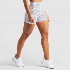 Tracy Breeze Mesh Shorts - White Speckle Womens