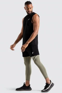 Male Outlet Mens Compfit Core Tights - Khaki