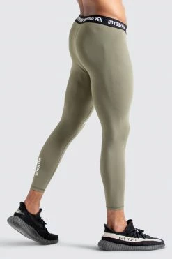 Male Outlet Mens Compfit Core Tights - Khaki