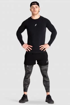 Tracy Mens CompFit+ Icon Longsleeve - Black