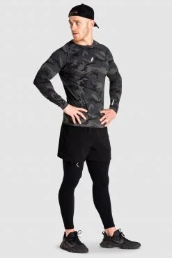 Tracy Mens CompFit+ Icon Longsleeve - Camo
