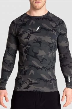 Tracy Mens CompFit+ Icon Longsleeve - Camo