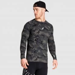 Tracy Mens CompFit+ Icon Longsleeve - Camo