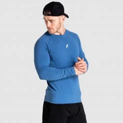 Male Outlet Mens CompFit+ Icon Longsleeve - Royal Blue