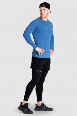 Male Outlet Mens CompFit+ Icon Longsleeve - Royal Blue