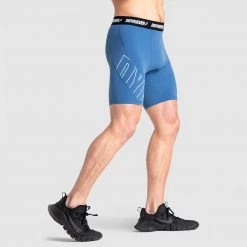 Male Outlet Compfit+ Icon Shorts - Royal Blue