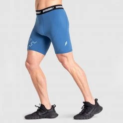 Male Outlet Compfit+ Icon Shorts - Royal Blue