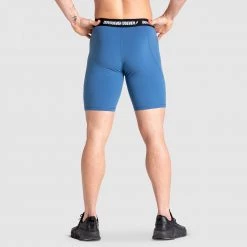 Male Outlet Compfit+ Icon Shorts - Royal Blue