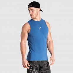 Male Outlet Mens CompFit+ Icon Tank - Royal Blue