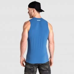 Male Outlet Mens CompFit+ Icon Tank - Royal Blue
