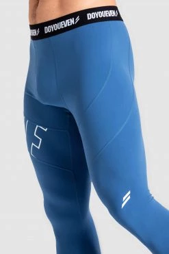 Male Outlet CompFit+ Icon Tights - Royal Blue