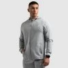 Darren Mens Dual Stripe Hoodie - Grey