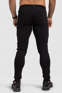 Darren Dual Stripe Pants - Black
