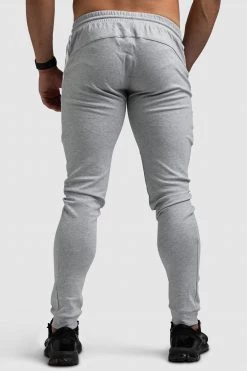 Darren Mens Dual Stripe Pants - Grey