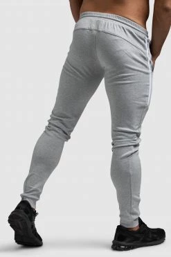 Darren Mens Dual Stripe Pants - Grey