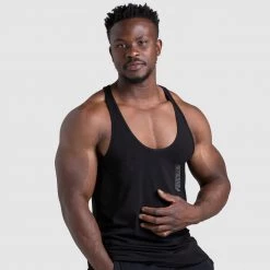 Aivory Dual Stripe Stringer - Black