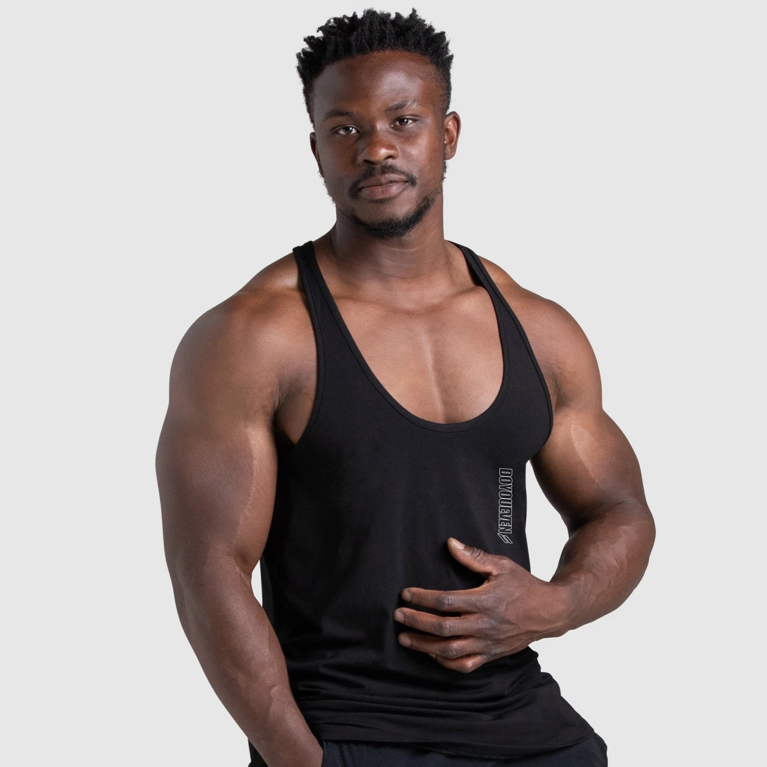 Aivory Dual Stripe Stringer - Black