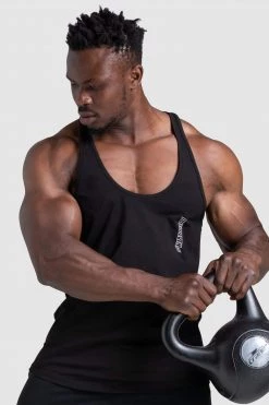 Aivory Dual Stripe Stringer - Black