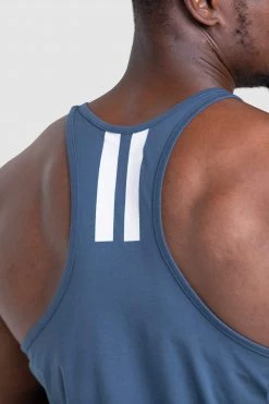 Aivory Dual Stripe Stringer - Navy