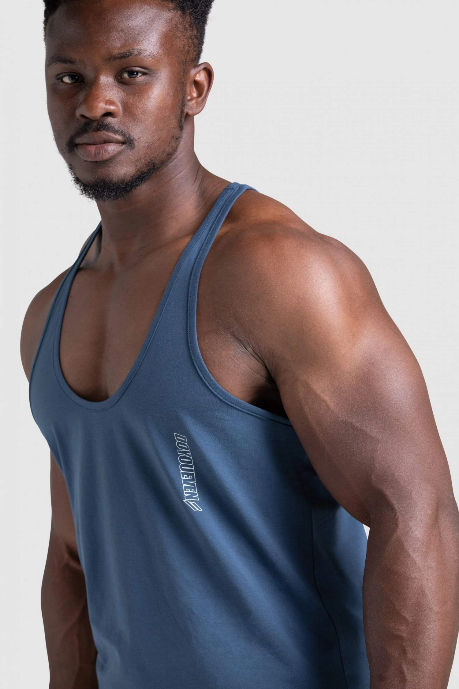 Aivory Dual Stripe Stringer - Navy
