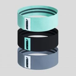 Alice Womens DYE Resistance Band Set - Teal/Grey/Black