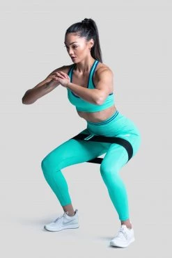 Alice Womens DYE Resistance Band Set - Teal/Grey/Black