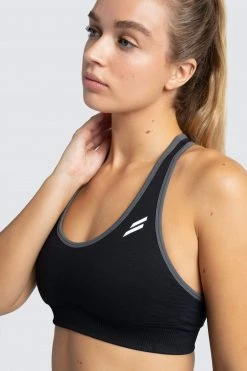 Pony DYE Scrunch Seamless Crop - Jet Black Womens