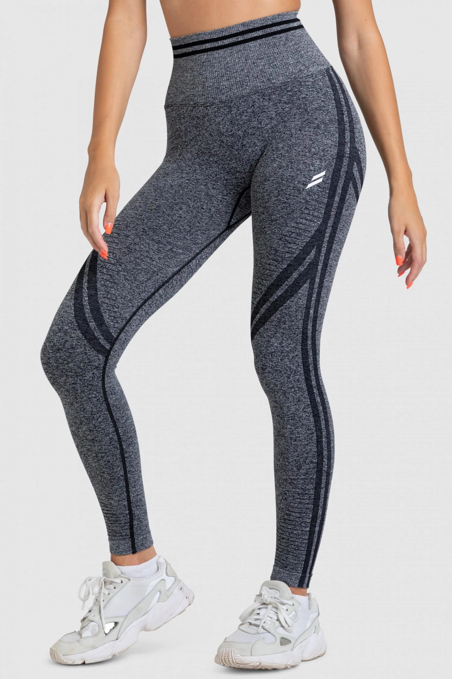 Pony DYE Scrunch Seamless Leggings - Black Marl