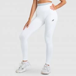 Pony DYE Scrunch Seamless Leggings - Bright White