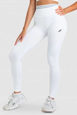 Pony DYE Scrunch Seamless Leggings - Bright White