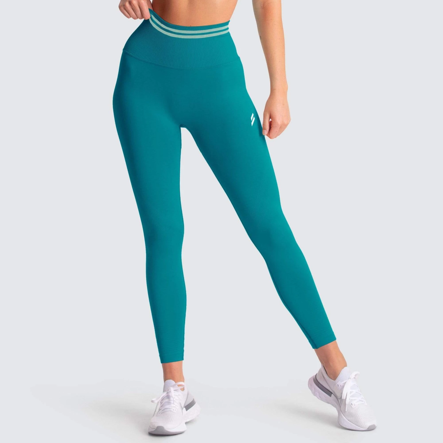 Female Outlet DYE Scrunch Seamless Leggings - Flora Green Womens