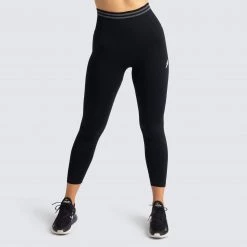 Pony Womens DYE Scrunch Seamless Leggings - Jet Black