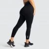 Pony Womens DYE Scrunch Seamless Leggings - Jet Black